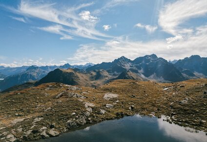 Bergsee in Gipfel höhe in der Silvretta Montafon  | © Silvretta Montafon 